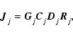 \begin{displaymath}\vec{J}_{j \rule{0pt}{1.5ex}}= \vec{G}_{j \rule{0pt}{1.5ex}}\...
...x}}\vec{D}_{j \rule{0pt}{1.5ex}}\vec{R}_{j \rule{0pt}{1.5ex}},
\end{displaymath}