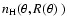 $n_{\rm H}(\theta,R(\theta)~)$