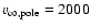 $v_{\infty, \rm pole} = 2000$