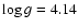 $\log g=4.14$