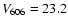 $V_{\rm 606}=23.2$