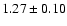 $1.27 \pm 0.10$