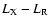 $L_{\rm X}-L_{\rm R}$