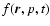 $f(\vec{r},p,t)$