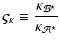 $\displaystyle %
\varsigma_\kappa \equiv \frac{\kappa_\mathcal{B^\star}}{\kappa_\mathcal{A^\star}}$