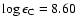 $\log\epsilon_{\rm C} = 8.60$