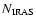 $N_{\rm IRAS}$
