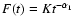 $F(t)=K t^{-\alpha_1}$
