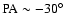 $\rm PA \sim -30^\circ$