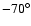 $-70^\circ $