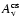 $A_{\rm v}^{\rm cs}$