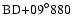 ${\rm BD{+09}}^{\circ }{880}$