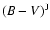 $(B-V)^{\rm J}$