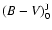 $(B-V)^{\rm J}_{0}$
