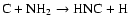${\rm C} + {\rm NH_2} \rightarrow \ensuremath{{\rm HNC}} + {\rm H}$
