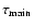 $\tau_{\rm main}$