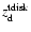 $z^{\rm tdisk}_{\rm d}$