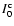 $I_{\rm0}^{\rm c}$