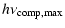 $\displaystyle h\nu_{\rm comp, max}$