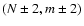 $(N\pm2,m\pm2)$