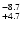 $^{\rm -8.7}_{+4.7}$