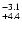 $^{\rm -3.1}_{+4.4}$