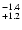 $^{\rm -1.4}_{+1.2}$