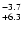 $^{\rm -3.7}_{+6.3}$