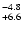 $^{\rm -4.8}_{+6.6}$