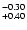 $^{\rm -0.30}_{+0.40}$