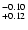 $^{\rm -0.10}_{+0.12}$