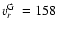 $\mbox{$v^{\rm G}_{r}$ }=
158$