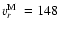$\mbox{$v^{\rm M}_{r}$ }= 148$