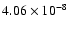 $4.06\times 10^{-8}$