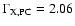 $\Gamma_{\rm X, PC}=2.06$