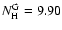 $N_{\rm H}^{\rm G}=9.90$