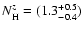 $N_{\rm H}^{z} = (1.3_{-0.4}^{+0.5})$