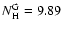$N_{\rm H}^{\rm G} = 9.89$