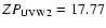 $ZP_{\rm UVW2} = 17.77$