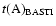 $t(\rm A)_{\rm BASTI}$