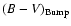 $(B-V)_{\rm Bump}$