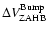 $\Delta V^{\rm Bump}_{\rm ZAHB}$