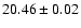 $20.46\pm0.02$