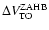 $\Delta V^{\rm ZAHB}_{\rm TO}$