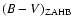 $(B-V)_{\rm ZAHB}$