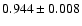 $0.944\pm0.008$