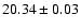 $20.34\pm0.03$