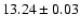 $13.24\pm0.03$