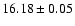 $16.18\pm0.05$
