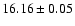 $16.16\pm0.05$